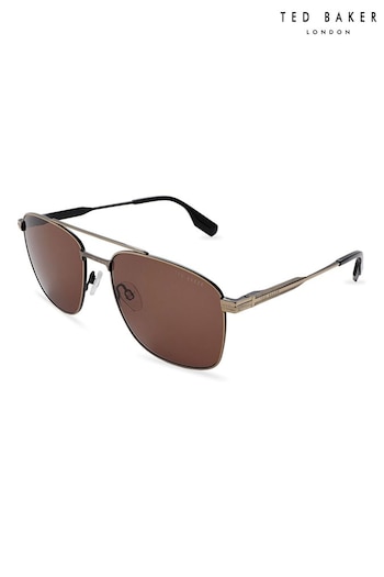 Ted Baker Gold Chase Sunglasses (Q95087) | £99
