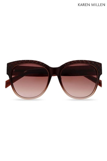 Karen Millen Brown Pre-owned Sunglasses (Q95125) | £75