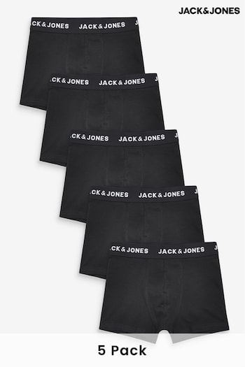 JACK & JONES Black Boxer 5 Pack (Q95135) | £30