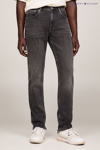 Tommy Hilfiger Denton Straight Black Jeans (Q95335) | £110