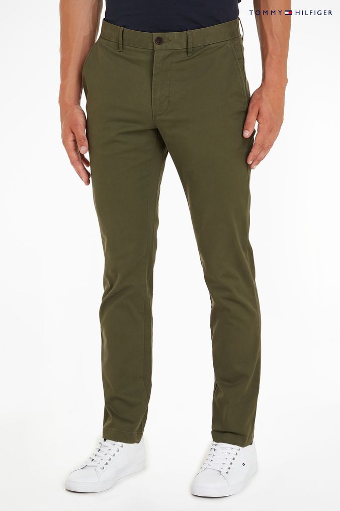 Tommy hilfiger discount green chinos