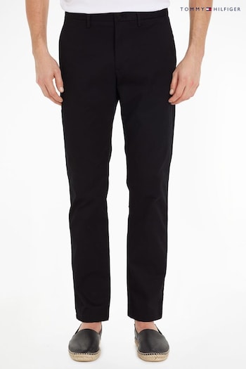 Tommy Hilfiger 1985 Pima Black Chino Girls Trousers (Q95369) | £110