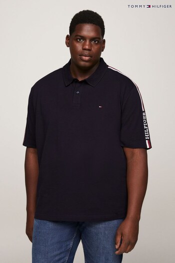 Tommy fuoco Hilfiger Blue B&T Global Monotype Polo Top (Q95426) | £90