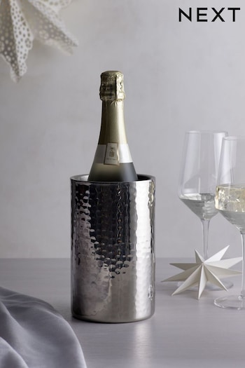 Silver Hammered Wine Cooler (Q95427) | £28