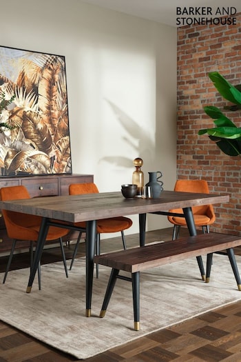 Barker and Stonehouse Brown Modi Reclaimed Wood Dining Table (Q95441) | £425