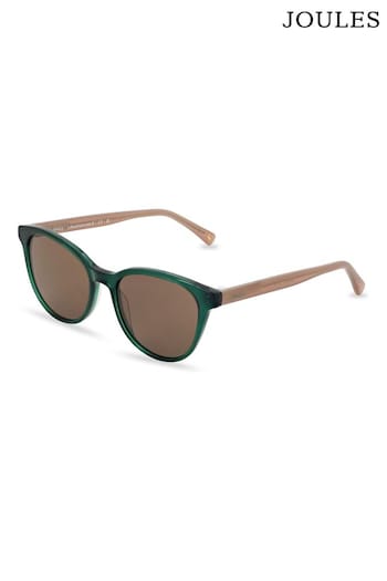 Joules Green Bluebell JS7089 square-frame Sunglasses (Q95479) | £65