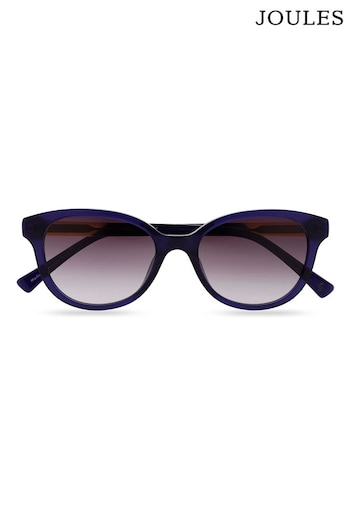 Joules Blue Peony Sunglasses Ecru (Q95483) | £65
