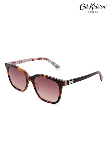 Cath Kidston Brown Marlene oval-frame Sunglasses (Q95509) | £65