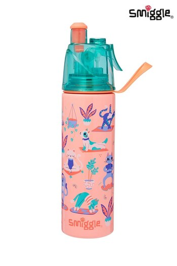 Smiggle Pink Mist Spritz Insulated Steel Drink Bottle 500ML (Q95632) | £20