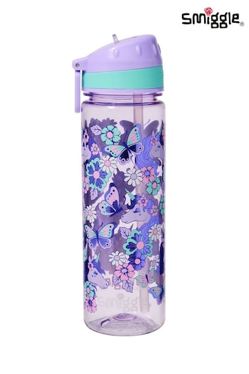 Smiggle Purple Hi There Drink Up Plastic Drink Bottle 650Ml (Q95633) | £12