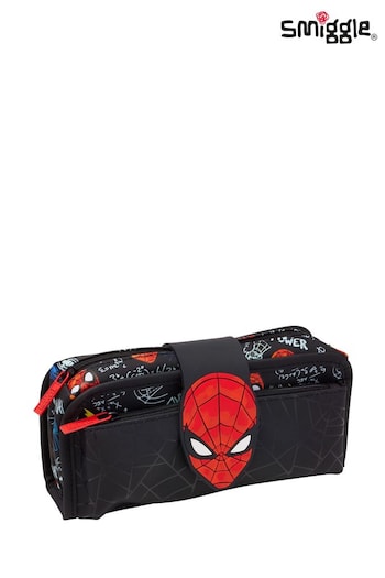 Smiggle Black Spider-Man Utility Pencil Case (Q95634) | £14