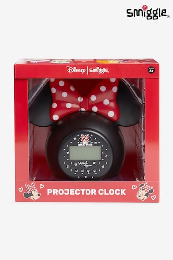 Smiggle Red Minnie Mouse Projector Clock (Q95655) | £28