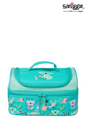 Smiggle Blue Hi There Double Decker Lunchbox (Q95664) | £20