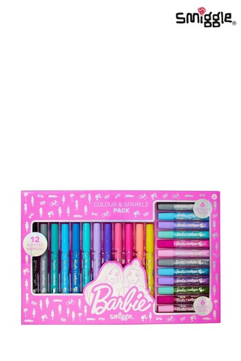 Smiggle Pink Barbie Sparkle Marker Pack (Q95675) | £15