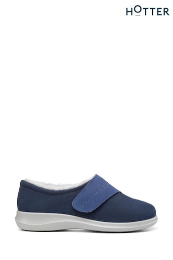 Hotter Blue Hotter Wrap Touch-Fastening Regular Fit Blue Shoes (Q95682) | £59