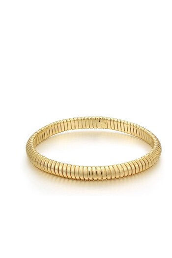 Luv Aj Gold Tone Mini Flex Snake Effect Chain Bracelet (Q95729) | £45