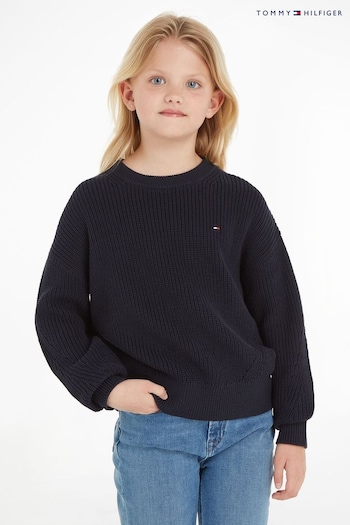 Tommy Hilfiger Blue Essential Sweater (Q95785) | £50 - £60