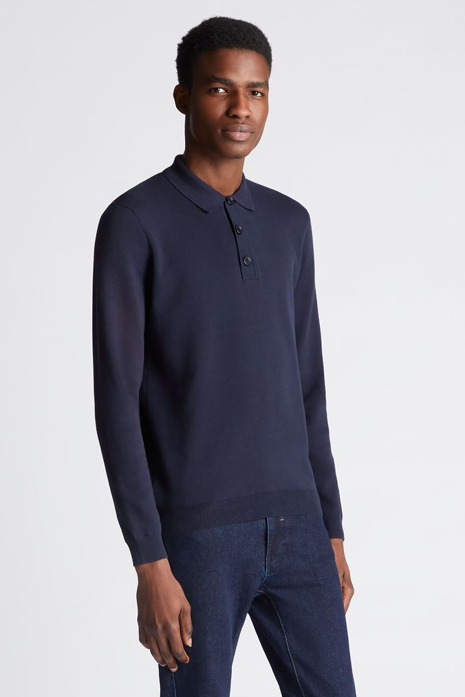 Long sleeve polo shirts next cheap