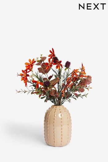 Orange Artificial Floral Arrangement (Q95962) | £25