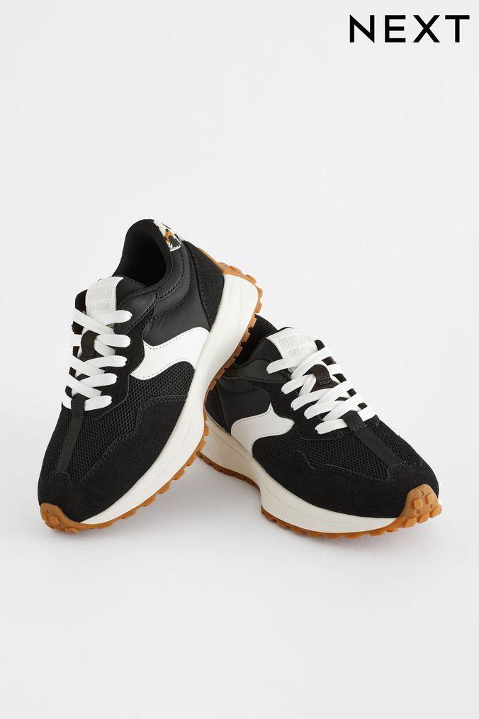 Girls Black Trainers Black School Running Junior Girls Trainers Next
