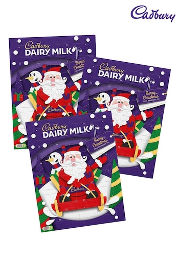 Cadbury Christmas Advent Calendar 90g 3 Pack (Q96171) | £15