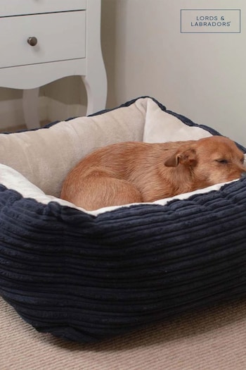 Lords and Labradors Blue Essentials Dog Box Bed (Q96225) | £70 - £130