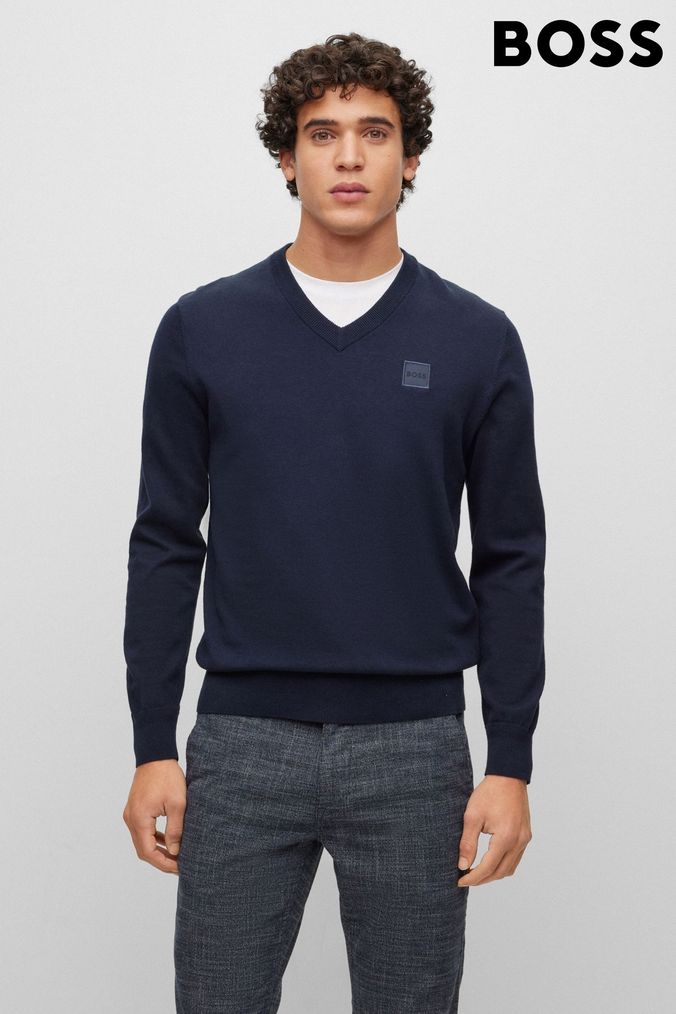 Next mens v neck on sale jumpers