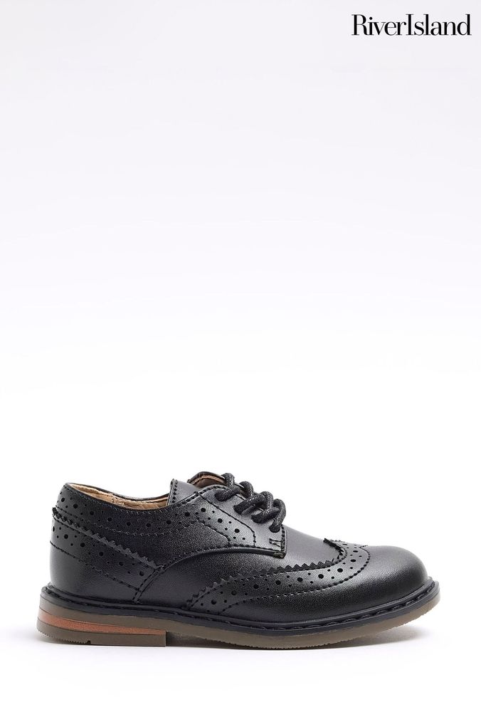 River island boys tan shoes online
