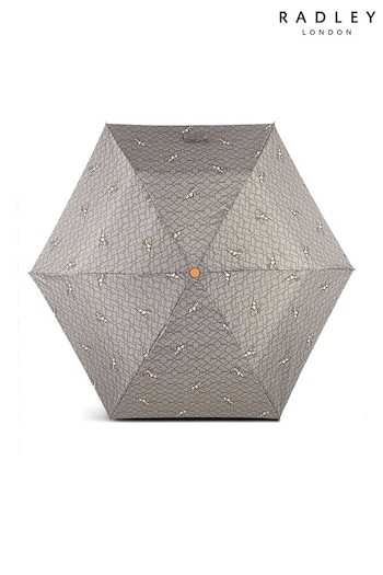 Radley Grey Radley London Grey Heirloom Ski Dog Responsible Handbag Umbrella (Q96650) | £30