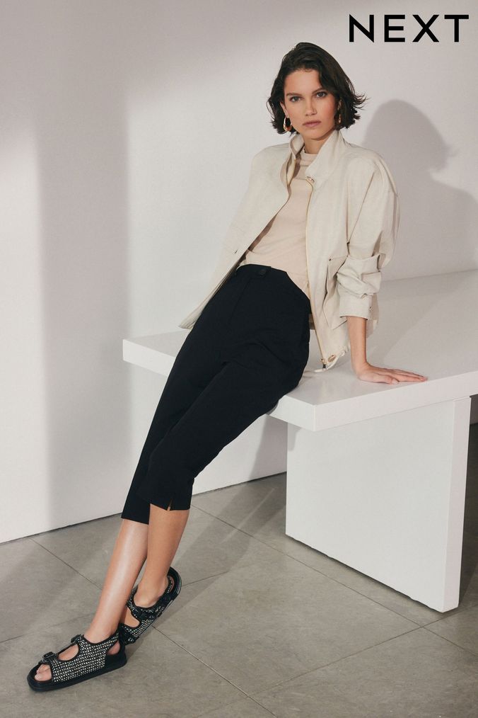 Next cropped discount trousers