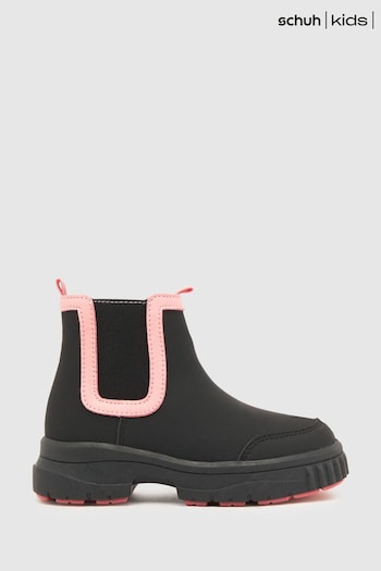 Schuh Cloudy Chelsea Black Boots (Q96766) | £33