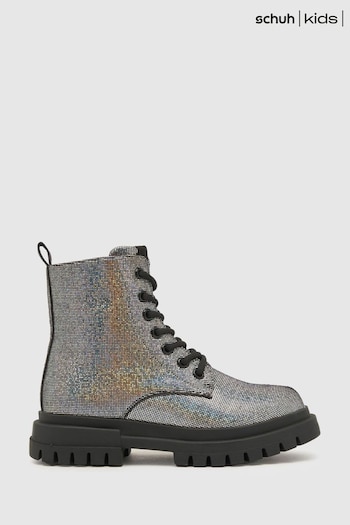 Schuh Caring Lace-Up Black Boots Sacai (Q96787) | £32