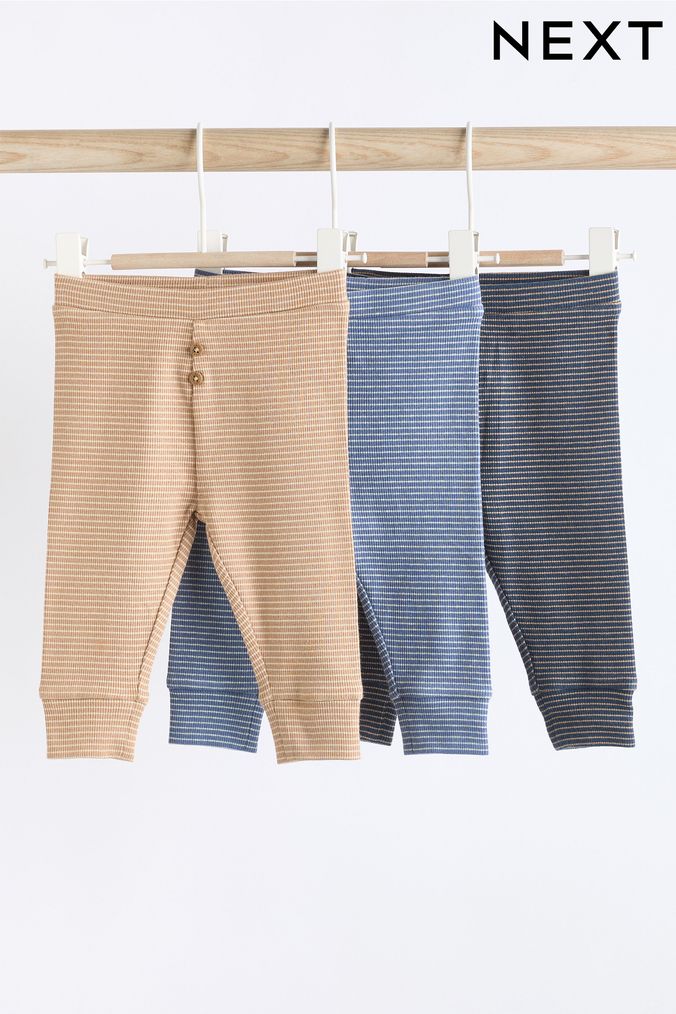 Baby Boy Leggings Baby Boy Black Ribbed Leggings Next