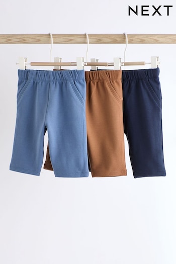 Navy/Brown Baby Joggers 3 Pack (Q96848) | £14 - £16