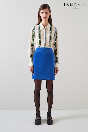 LK Bennett Deborah Cotton Cord Skirt (Q96996) | £149
