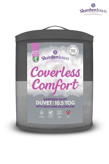 Slumberdown Coverless Comfort Embossed Waffle White Duvet (Q97097) | £30 - £40