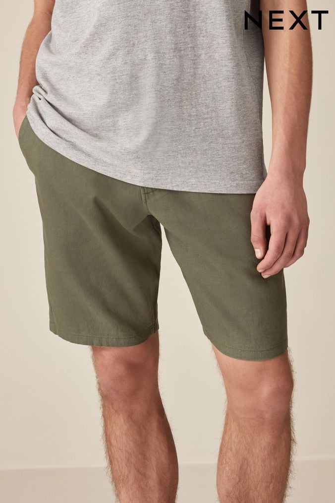 Mens linen shorts next deals