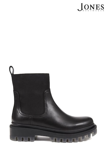 Jones Bootmaker Maja Leather Chelsea Black Boots (Q97197) | £99
