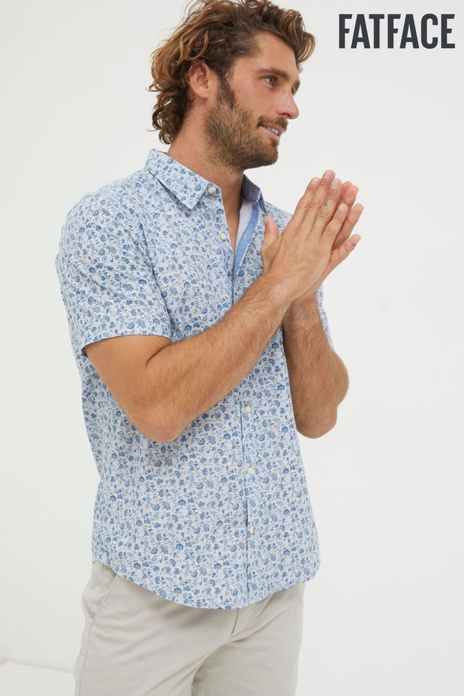 Men's tall short sleeve dress shirts hot sale