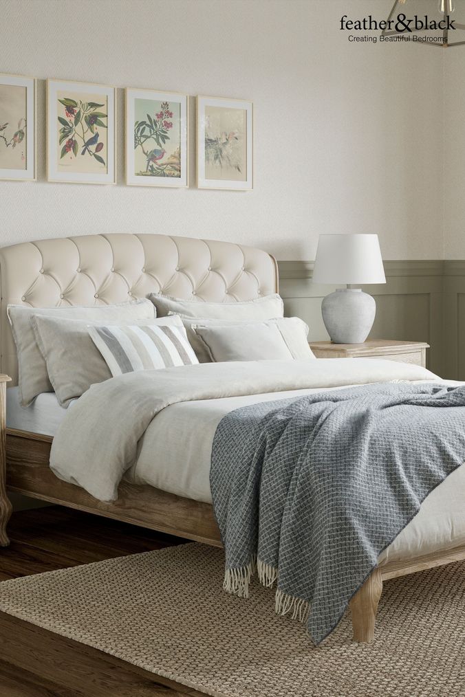 Feather & black sales beds