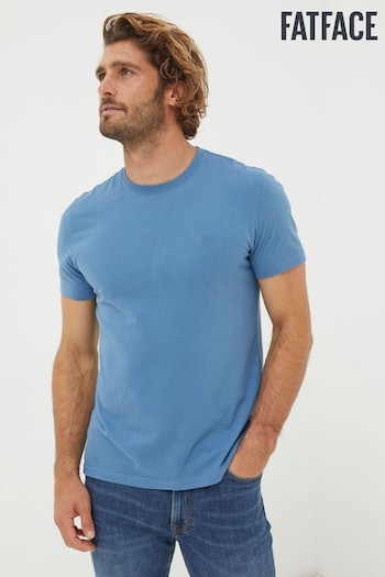 FatFace Blue Lulworth Organic Crew T-Shirt (Q97507) | £25