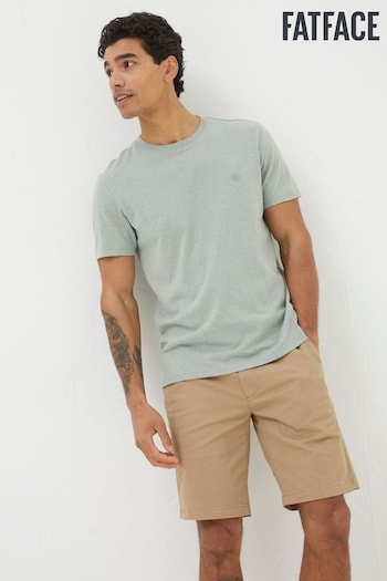 FatFace Green Lulworth Organic Crew T-Shirt (Q97508) | £25