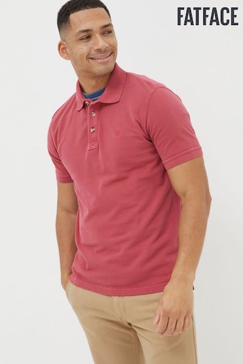 FatFace Pink Organic Pique Polo Shirt (Q97515) | £29.50