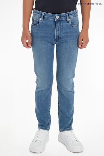Tommy travail Hilfiger Blue Modern Straight Jeans (Q97562) | £40 - £45