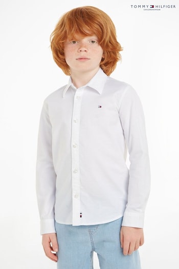 Tommy Hilfiger White Flag Oxford Shirt (Q97573) | £45 - £55