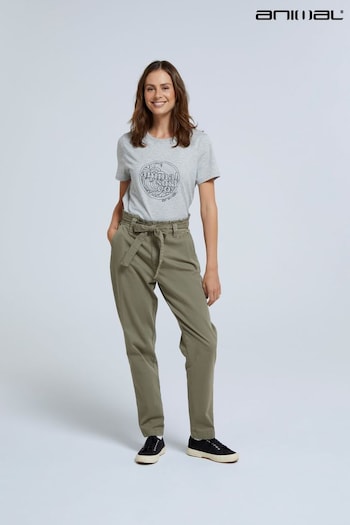 Animal Green Loren Womens Organic Trousers (Q97576) | £45