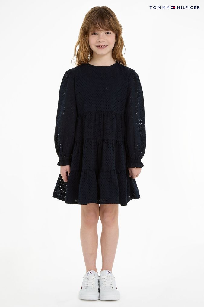 Buy Girls Tommy Hilfiger Long Sleeve Dresses Online Next UK