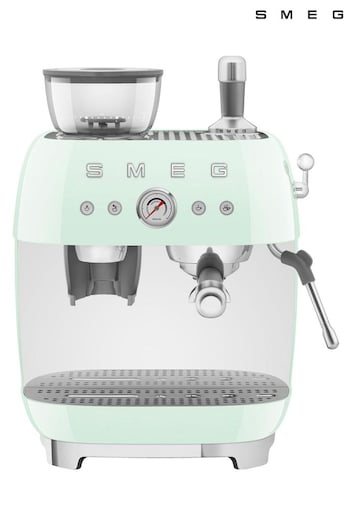 Smeg Light Green Espresso Coffee Machine (Q97624) | £850