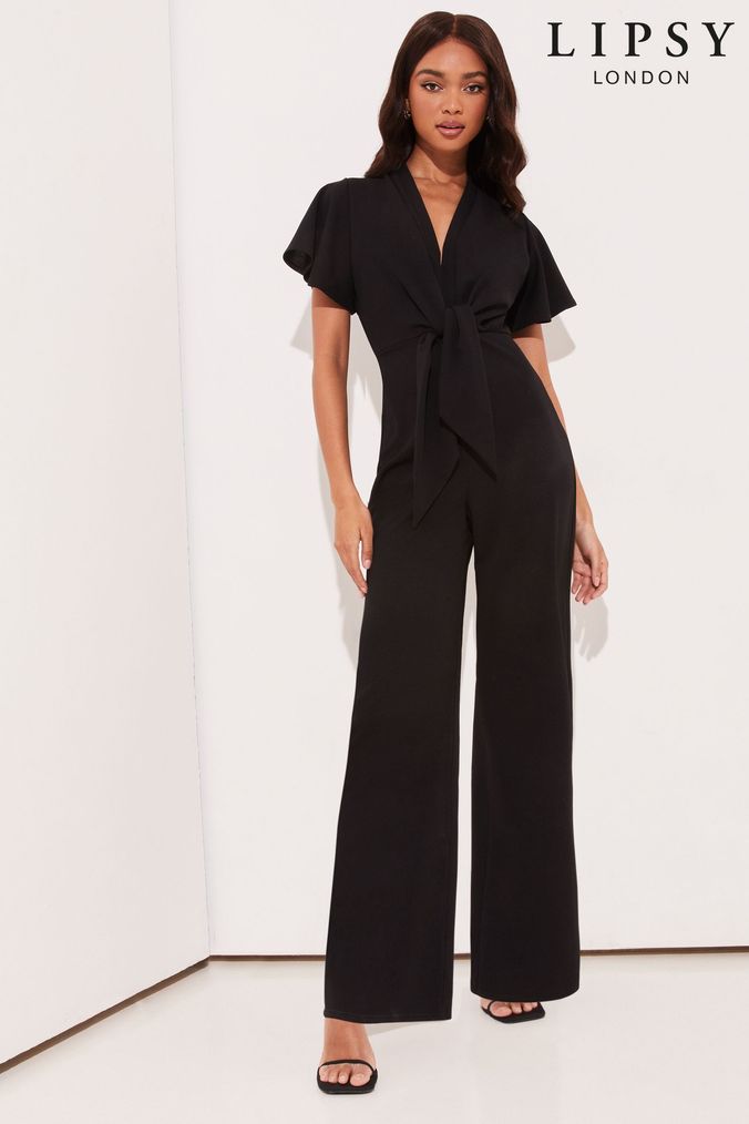 Next ladies black jumpsuits discount