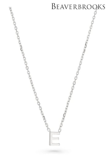 Beaverbrooks Sterling Silver Initial Necklace (Q97707) | £30